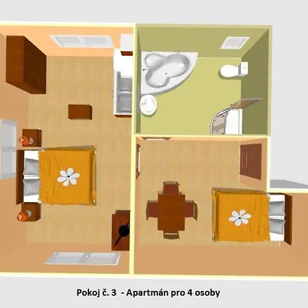 Cerny Kocour Apart Hotel Sarovy Zewnętrze zdjęcie
